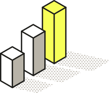 Icon representing company growth