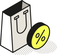 Icon representing online shopping platforms