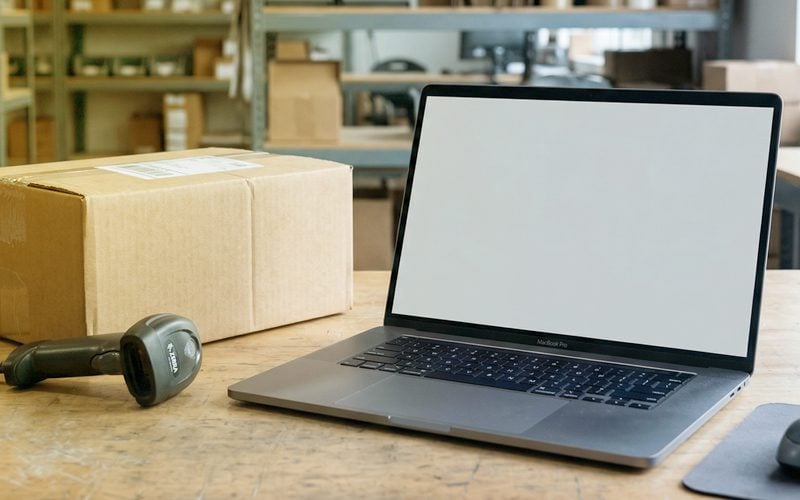 Packing and shipping supplies at TSP Fulfilment warehouse for efficient order fulfillment and logist.