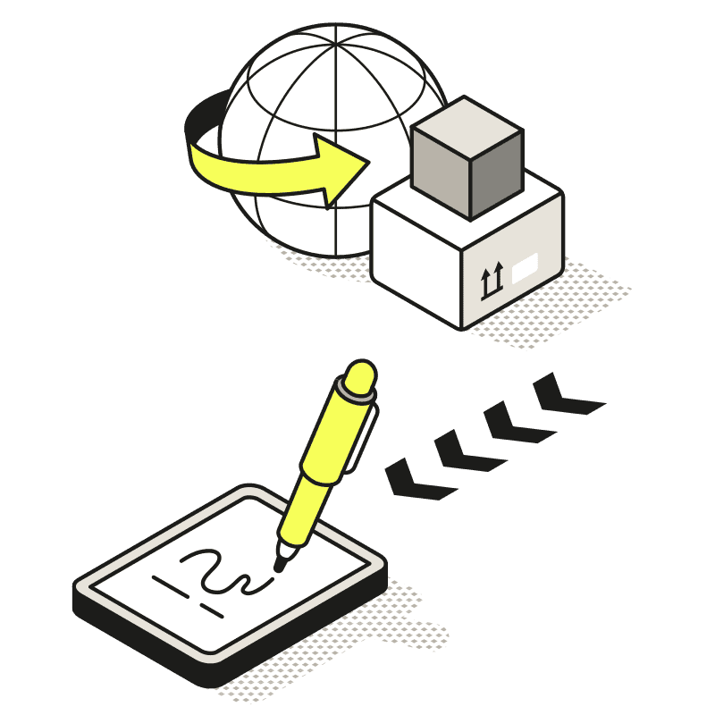 Fast order fulfillment process with global shipping and real-time tracking solutions.
